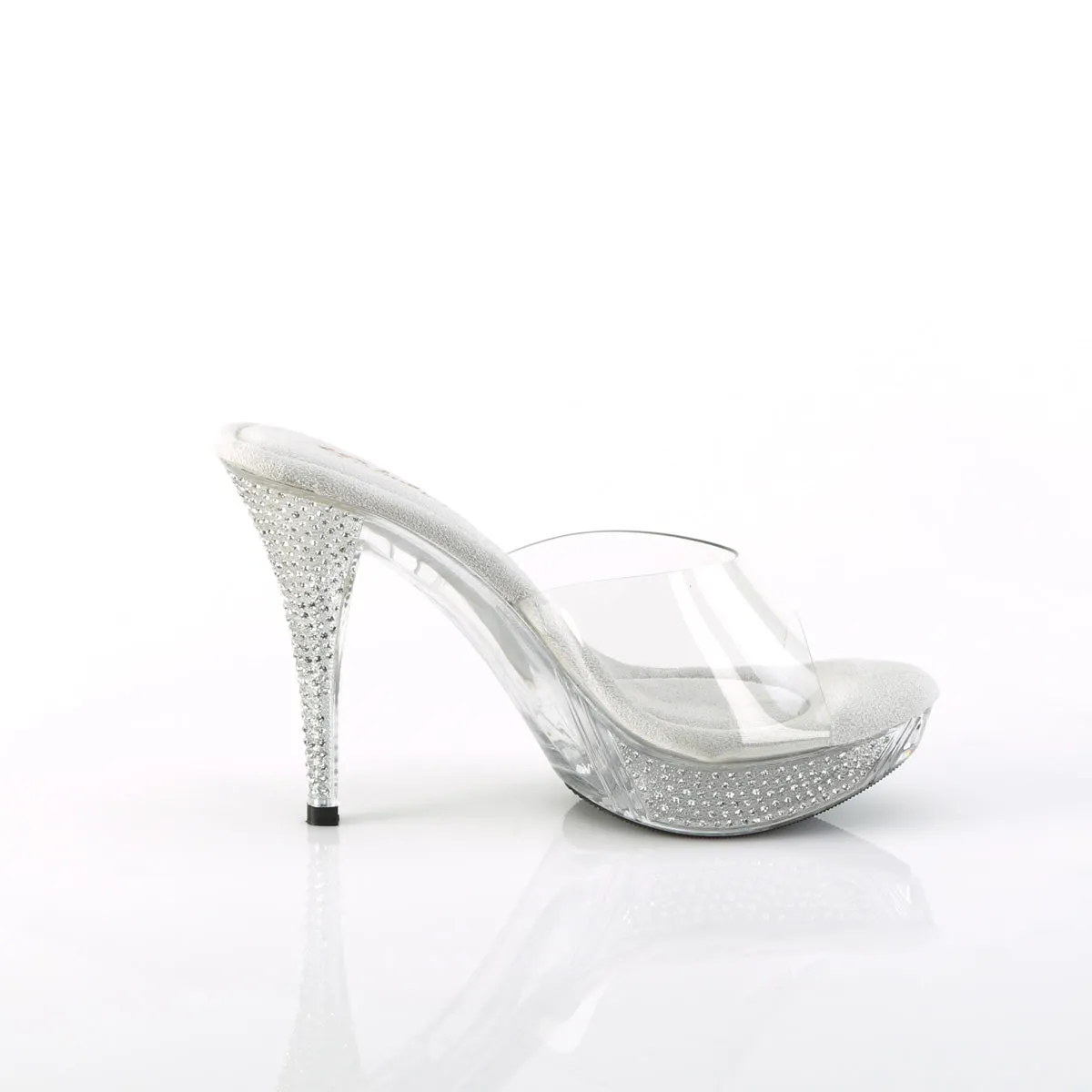 4 Inch Heel Elegant-401 Clear