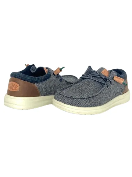 MOCASSINO UOMO GRIGIO 40174 WALLY GRIP