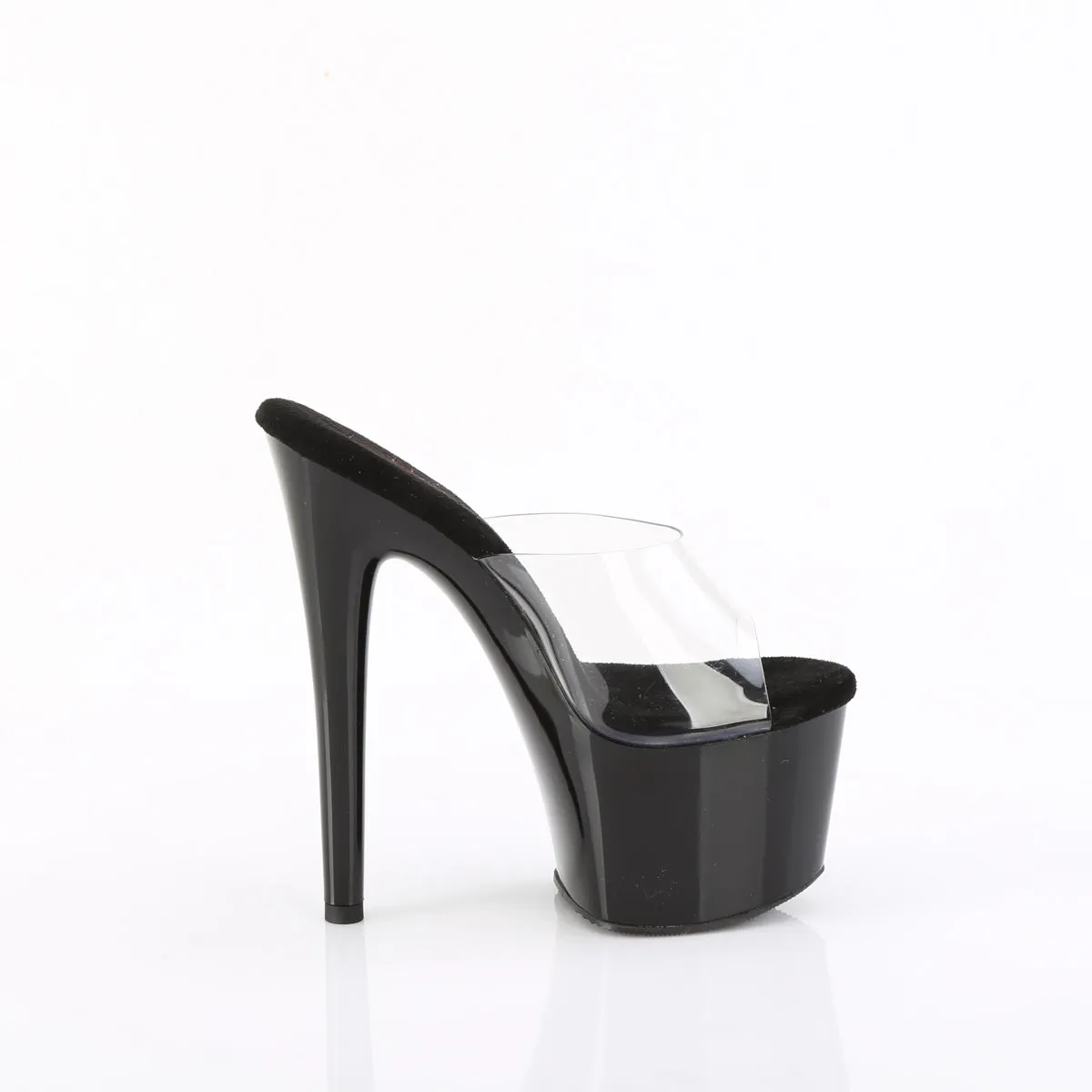 Clear Black 7 Heel PASSION-701