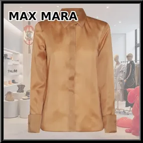 MaxMara Casual Silk Street Long Sleeves Plain