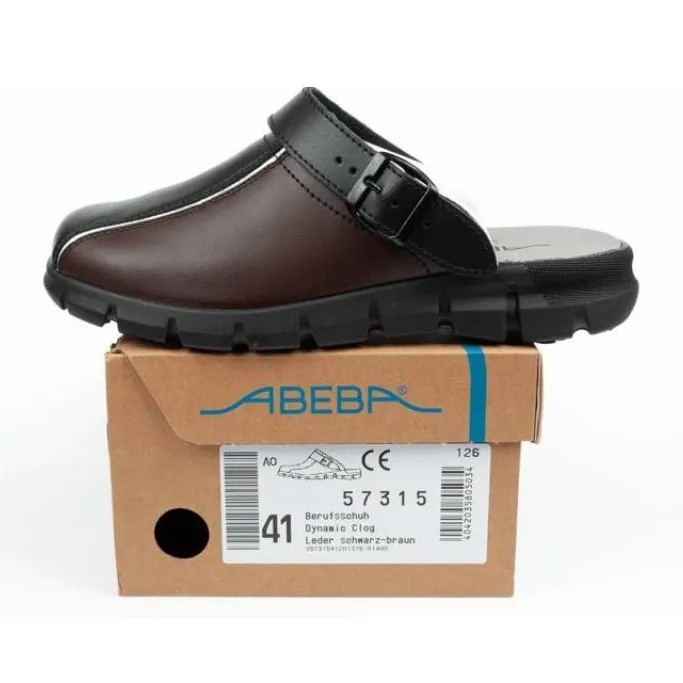 Abeba W 57315 clogs medical shoes brown