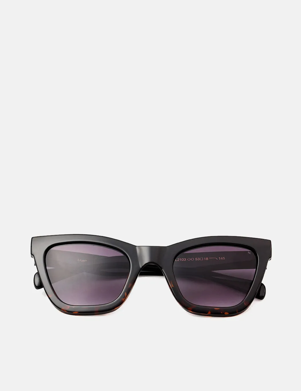 Black/Demi Tortoise A.Kjaerbede Big Kanye Sunglasses