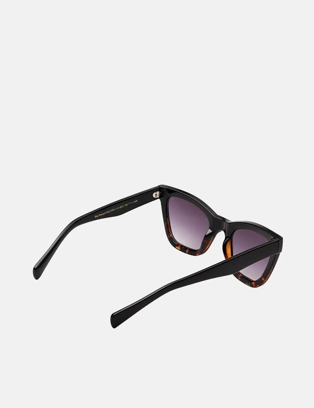 Black/Demi Tortoise A.Kjaerbede Big Kanye Sunglasses