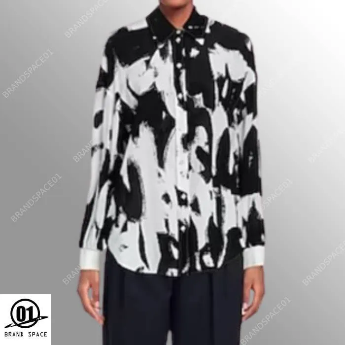 alexander mcqueen Party Style Unisex Silk Long Sleeves Casual