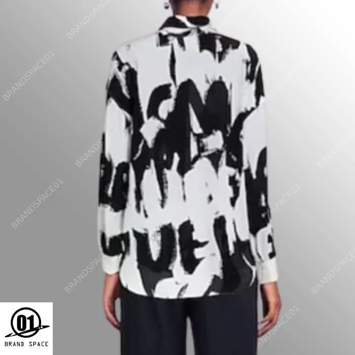 alexander mcqueen Party Style Unisex Silk Long Sleeves Casual