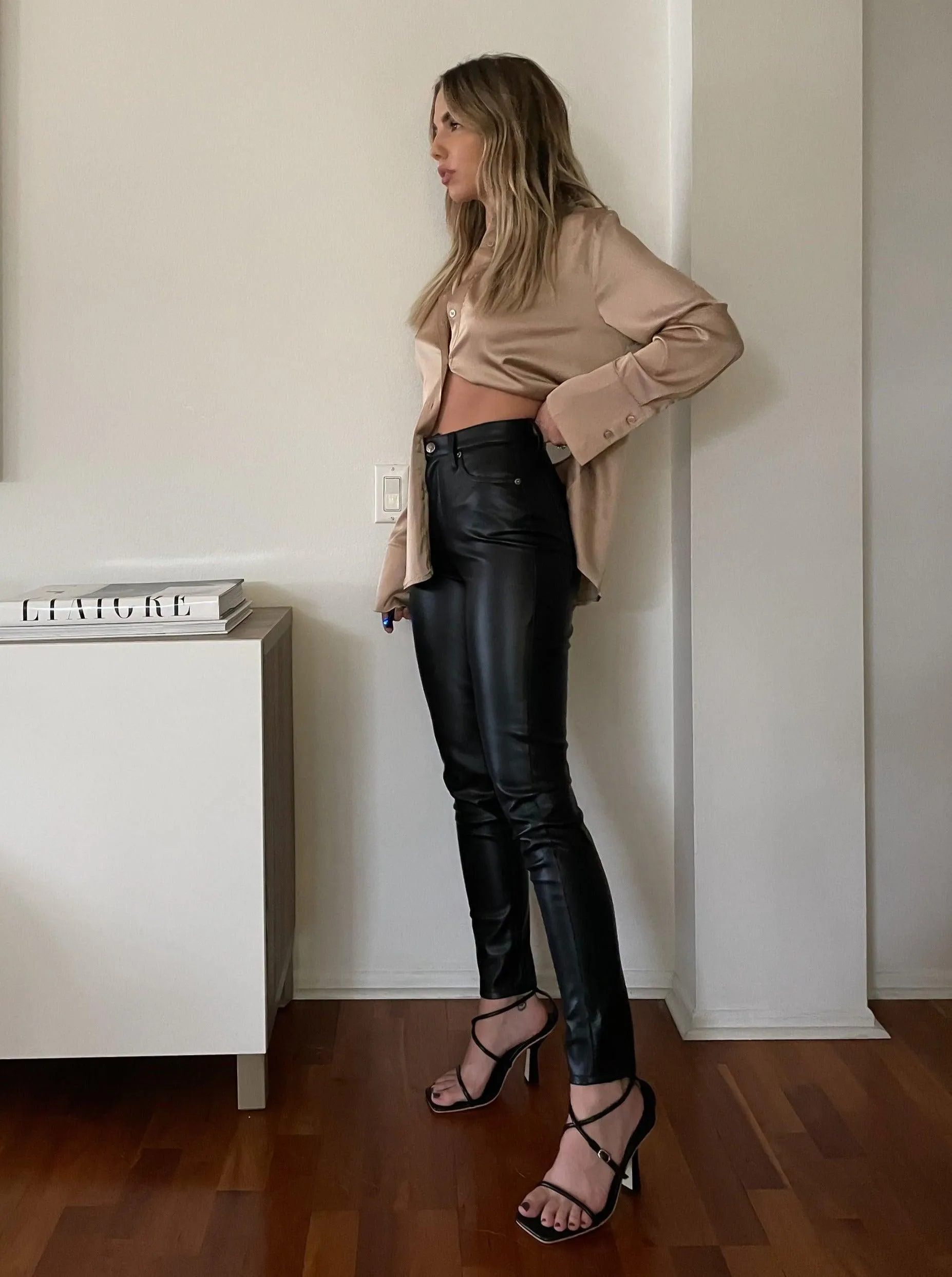 Leather A-Line Pant - Final Markdown