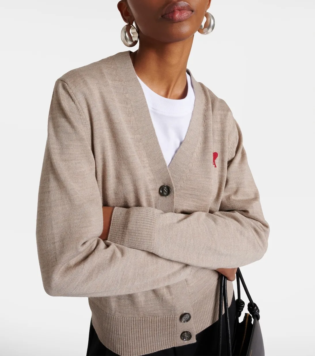 Wool Long Sleeve Office Party Top