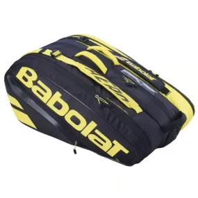 Black and Yellow Tennis Kit Bag