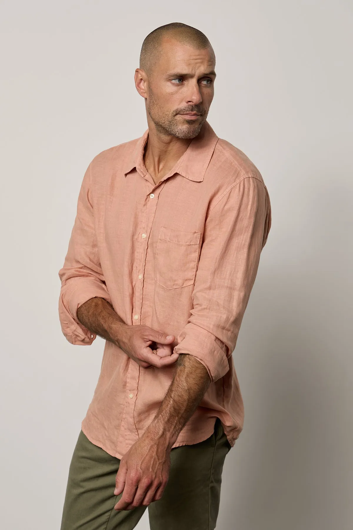 Linen Button-up Shirt