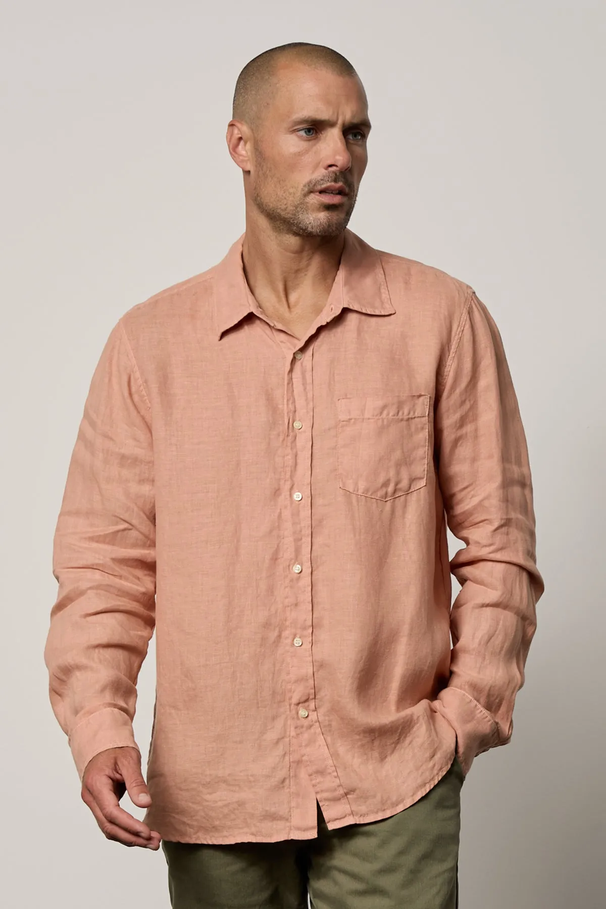 Linen Button-up Shirt