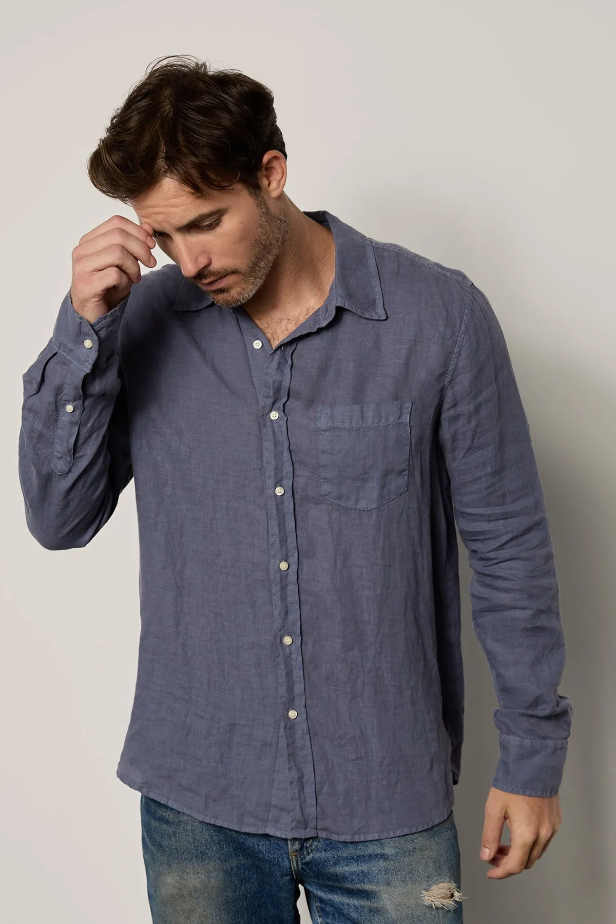 Linen Button-up Shirt