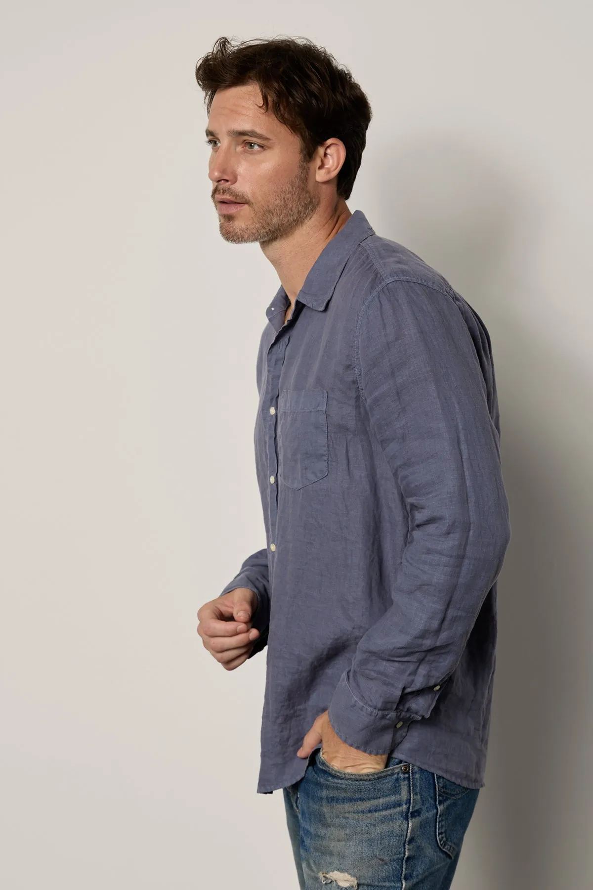 Linen Button-up Shirt