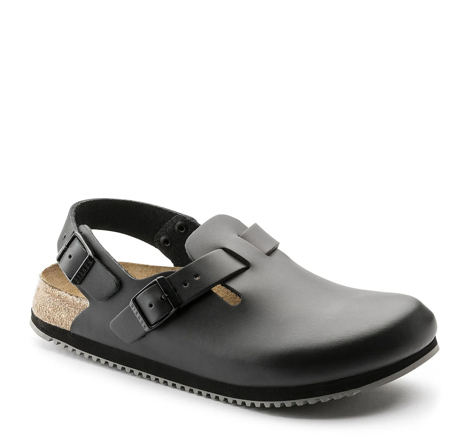 Tokio Super Grip Leather Birkenstock Clogs