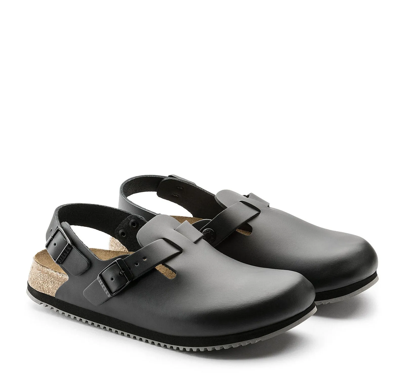 Tokio Super Grip Leather Birkenstock Clogs