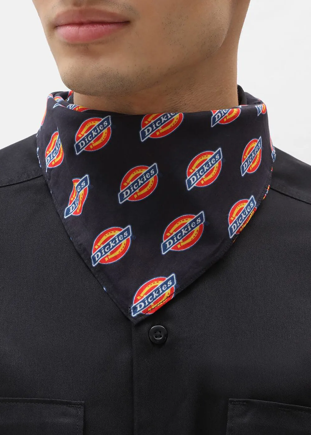 Black Dickies Logo Bandana