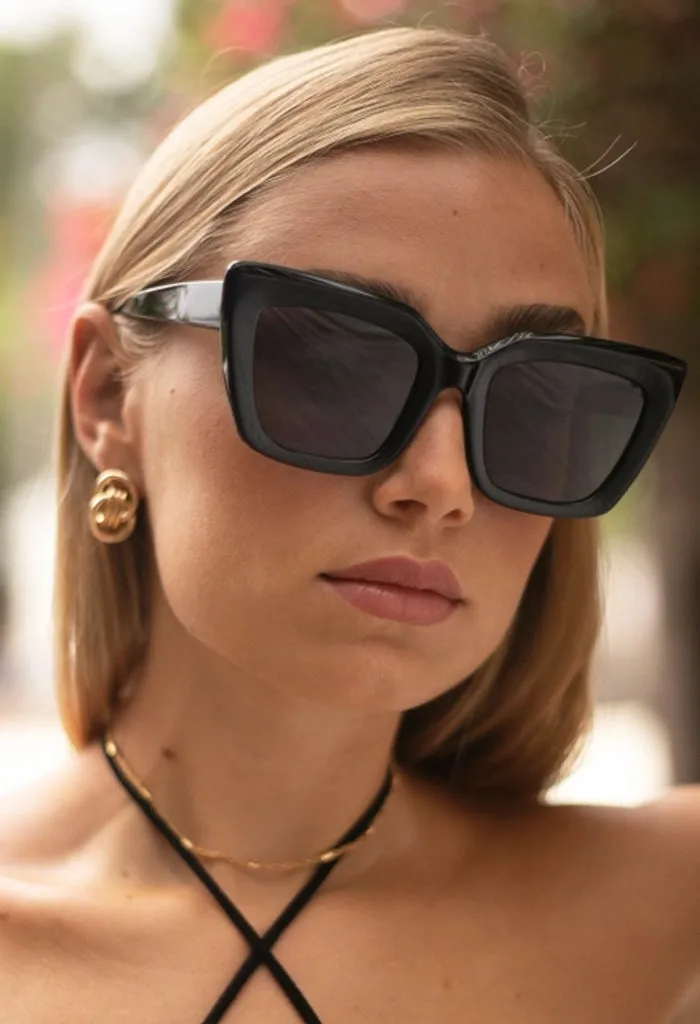 Black Cat Eye Sunglasses