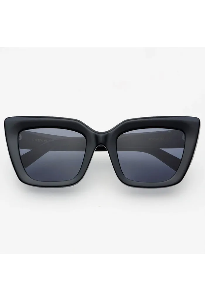 Portofino Cat Eye Sunglasses-Black