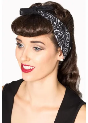 Black Lysia Bandana by Banned