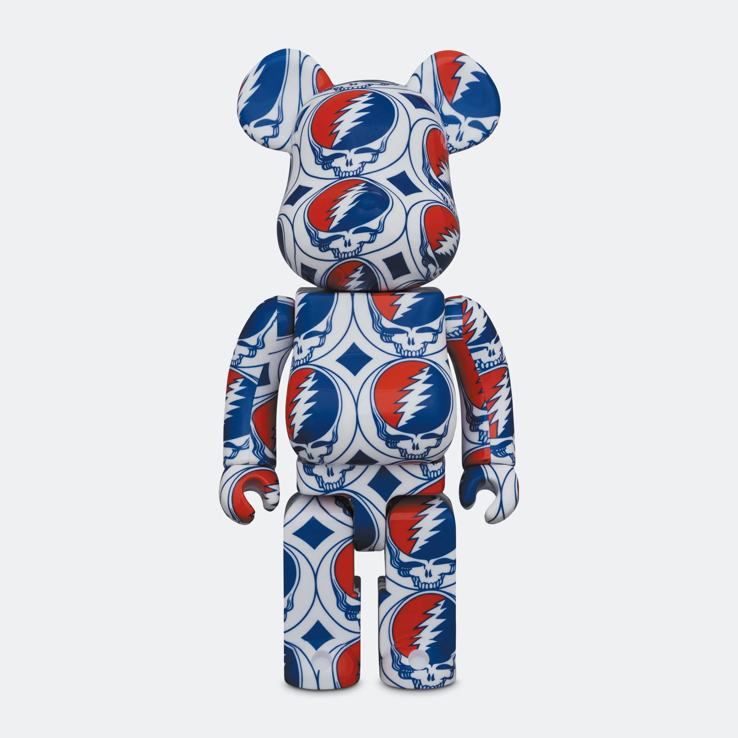 Be@rbrick x Grateful Dead 400% Set - Steal Your Face Design