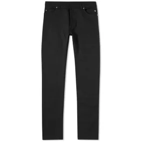 Black Skinny Zip Jeans