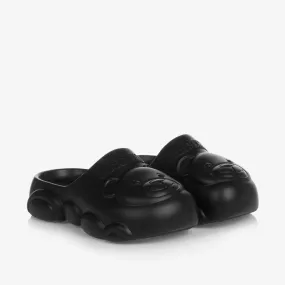 Black Teddy Bear Clogs on Sale Now