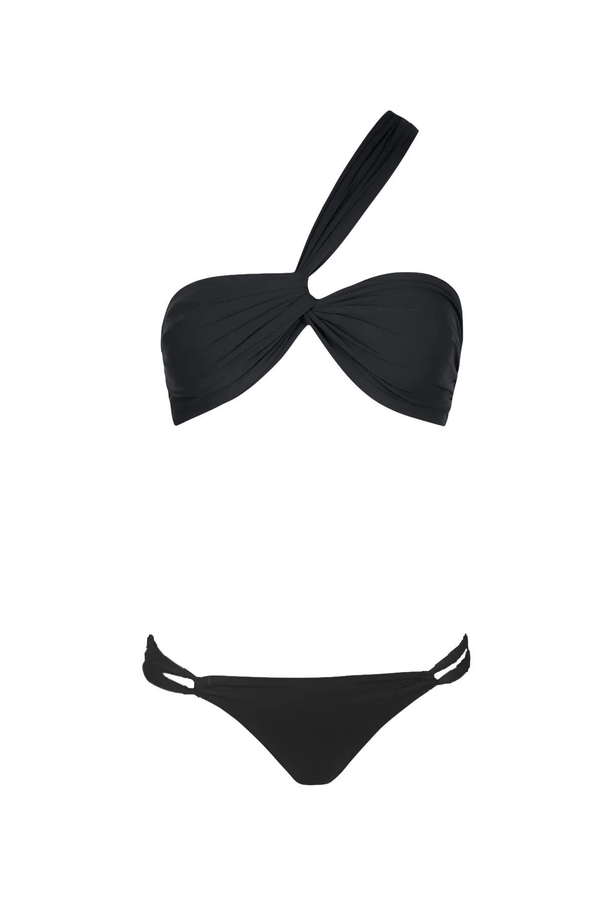 Black Wrap Bikini Top