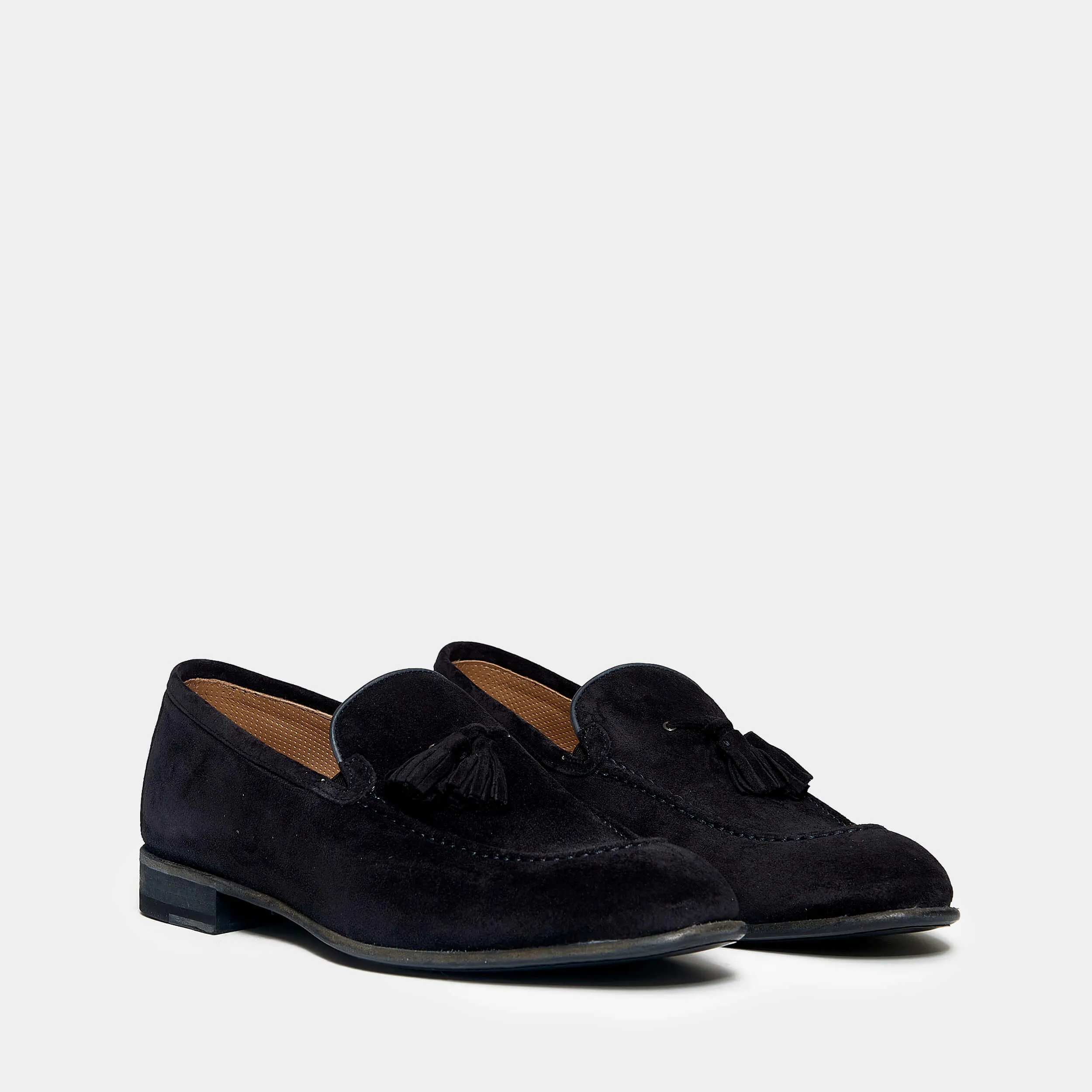 Blue Suede Mocassins