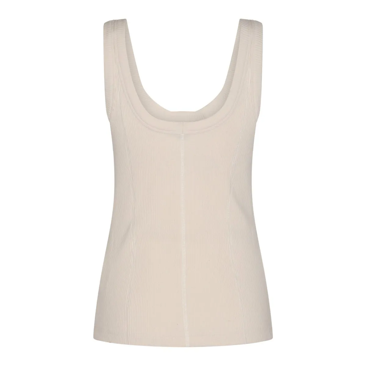 U-Neck Plain Cotton Tanks & Camisoles