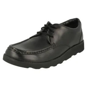 Clarks Crown Tate Boys Lace Up Formal Shoes