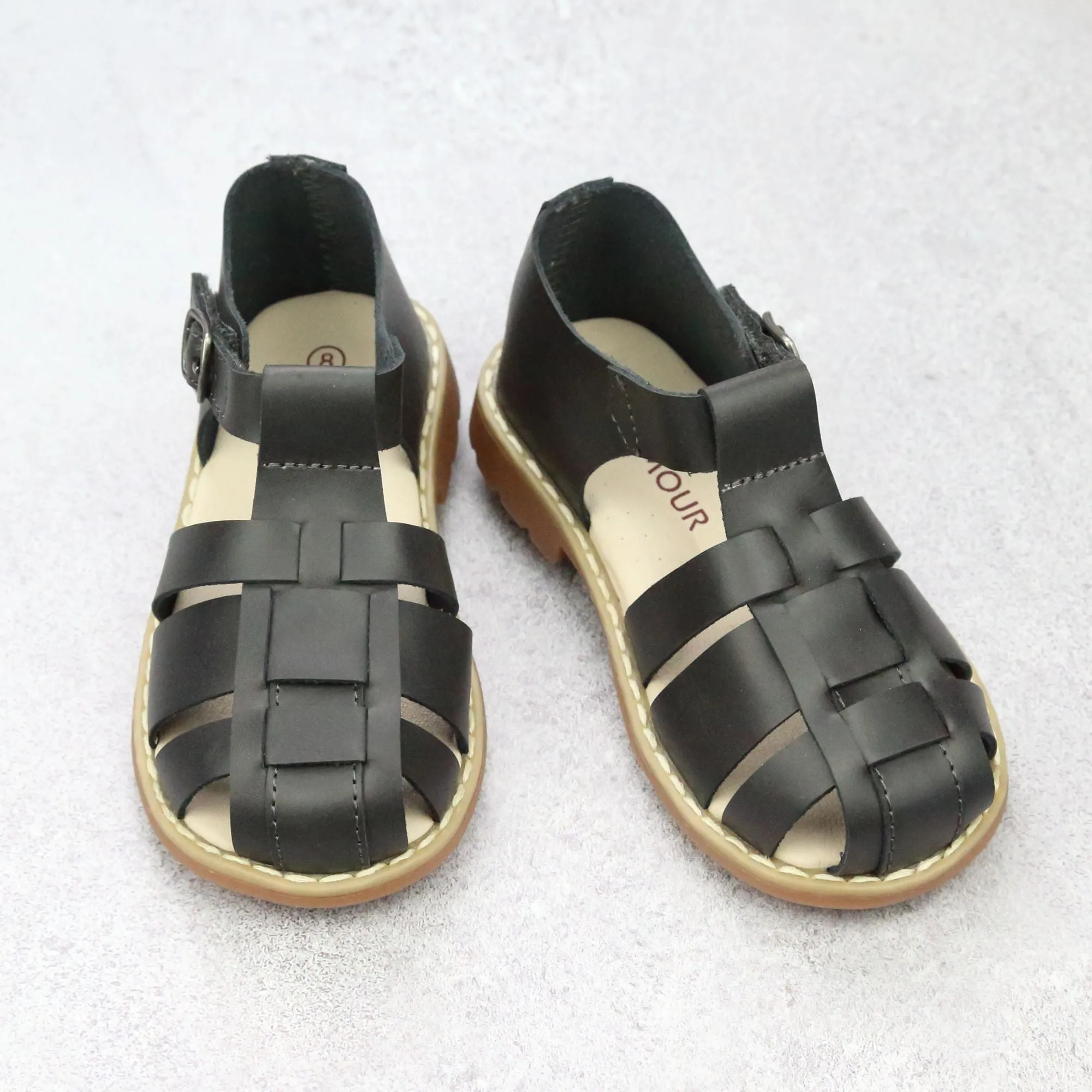 Boys Leather Fisherman Sandal