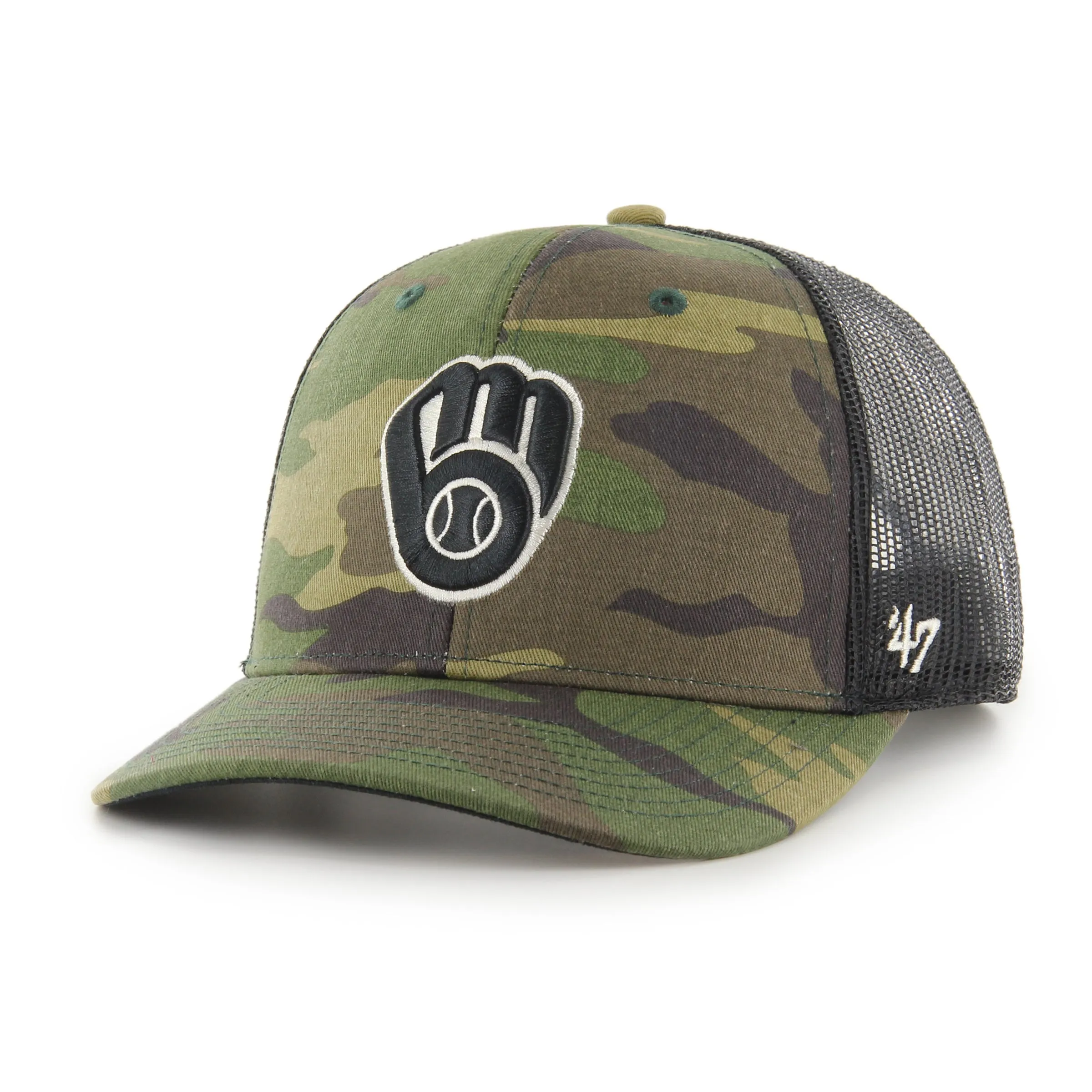 Brewers Camo Baseball Cap