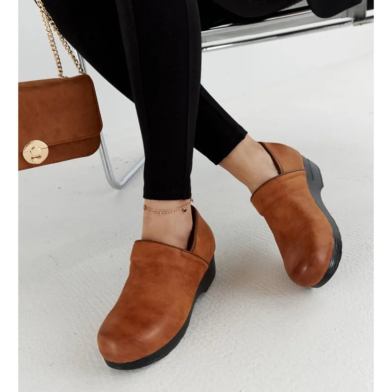 Brown Montoro Platform Shoes