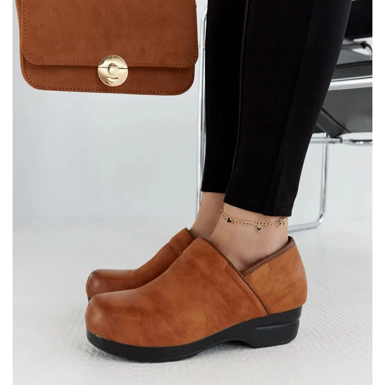 Brown Montoro Platform Shoes