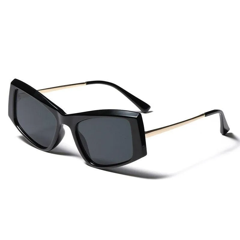 Retro Vintage UV400 Cat Eye Designer Square Sunglasses for both Men and Women