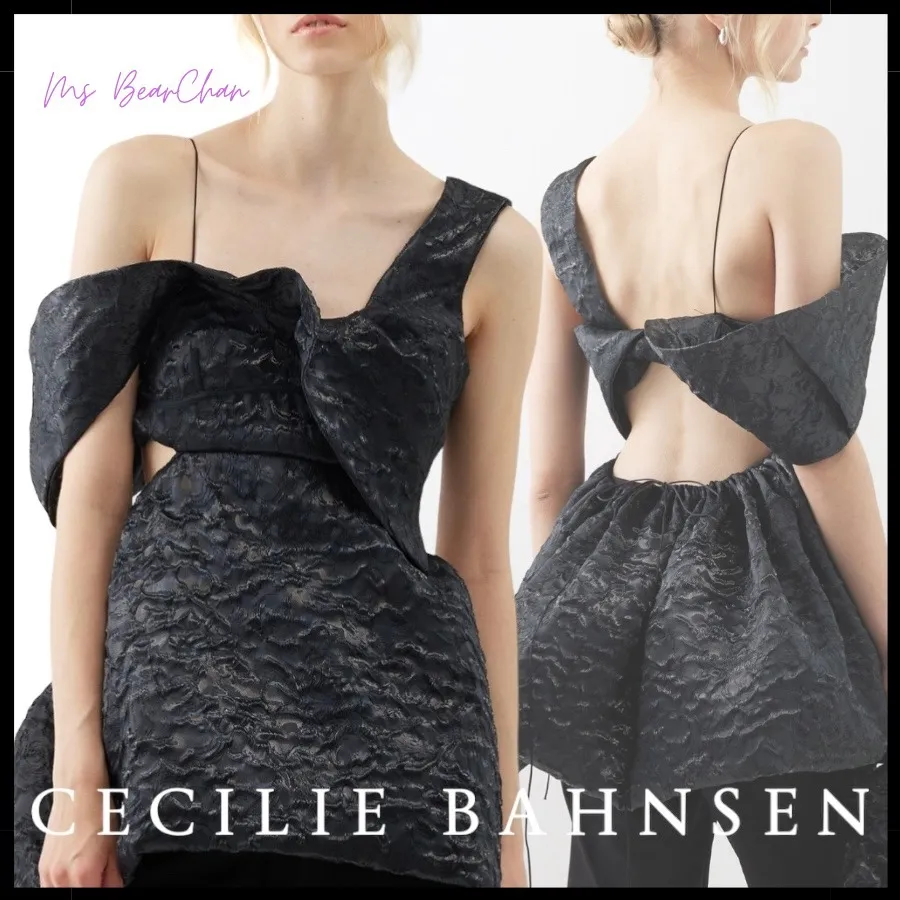 *Black Sleeveless Casual Dress by CECILIE BAHNSEN