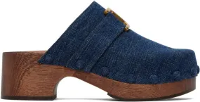 Chloé Blue Marcie Clogs