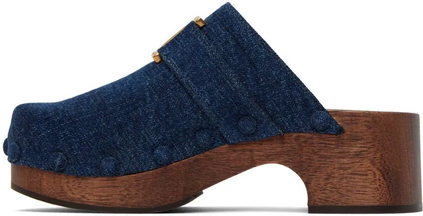 Chloé Blue Marcie Clogs