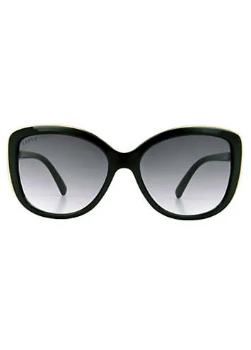 Look Again Classic Cat Eye Sunglasses with Metal In-Lay Details by Lipsy