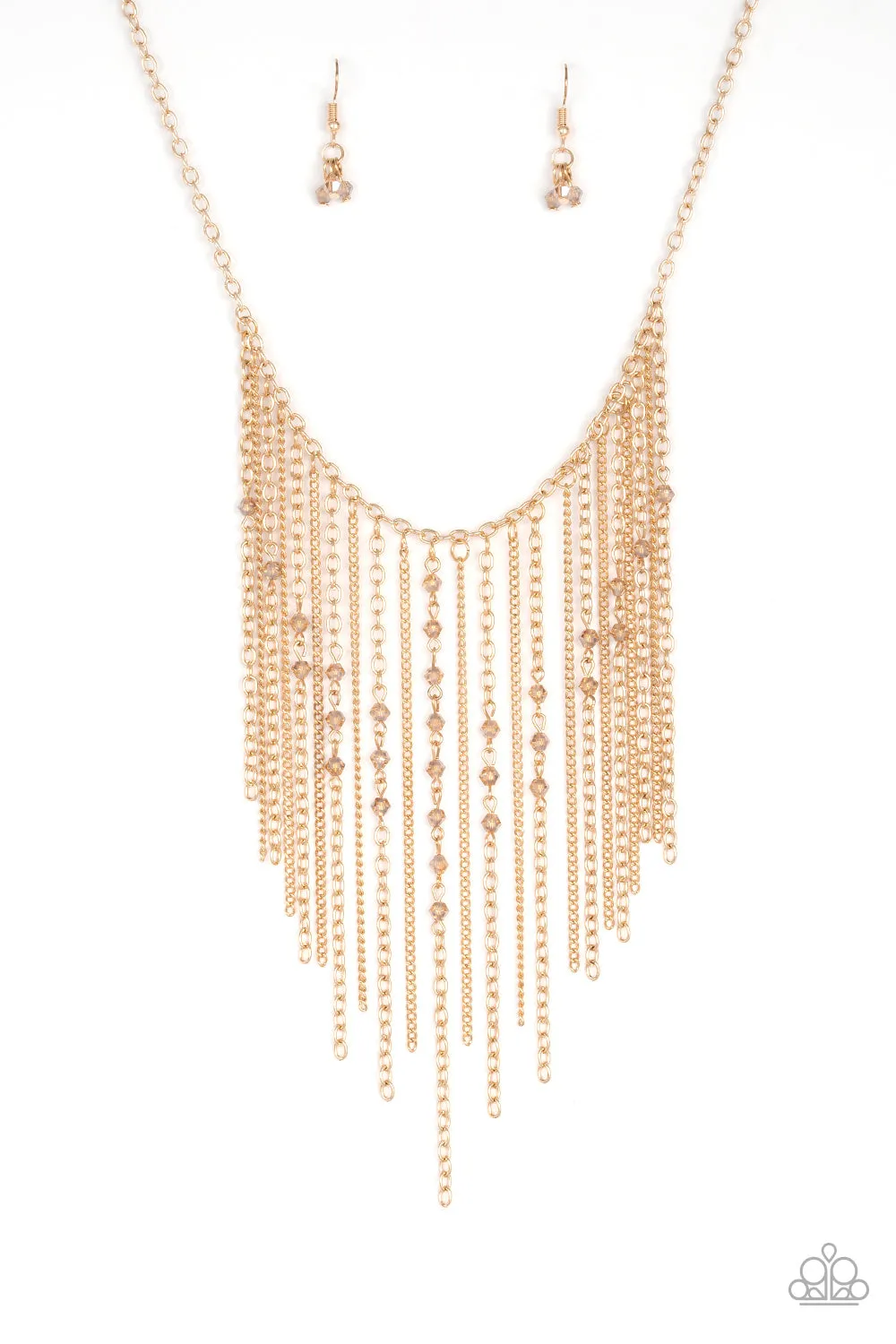 Gold Necklace First Class Fringe