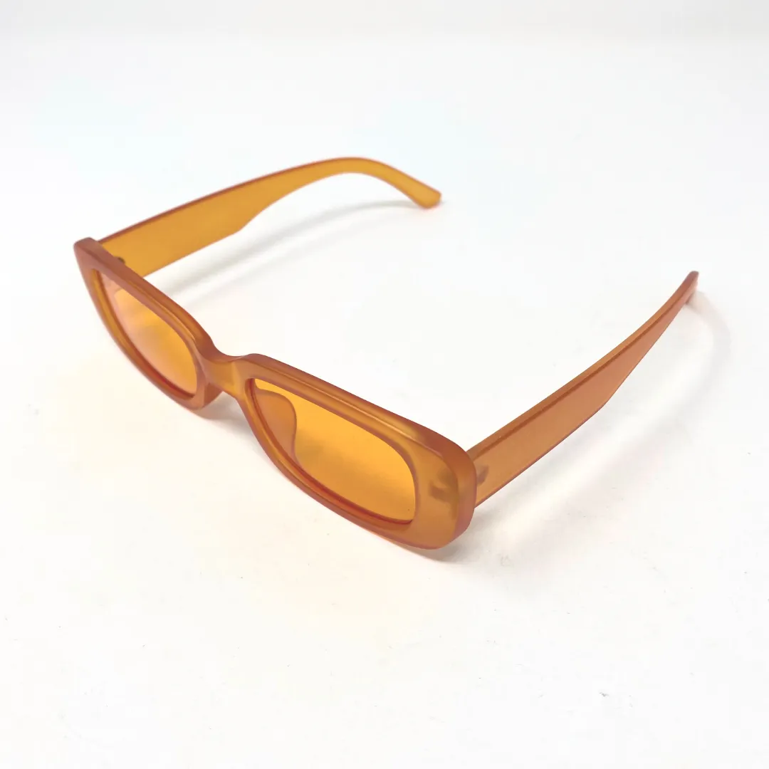 Blue Clear Cat Eye Sunglasses with Polarized Lens at Clearview