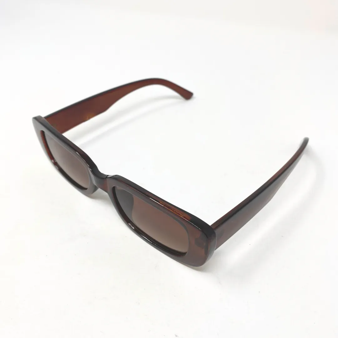 Burnt Orange Polarized Lens Cat Eye Sunglasses - Clearview