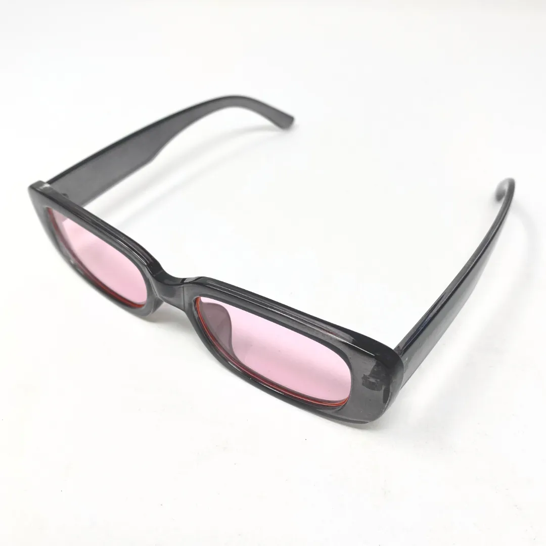 Grey Pink Polarized Lens Cat Eye Sunglasses - Clearview