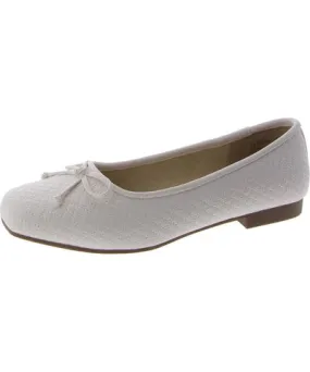 Bessy Faux Leather Bow Ballet Flats for Women by Cliffs