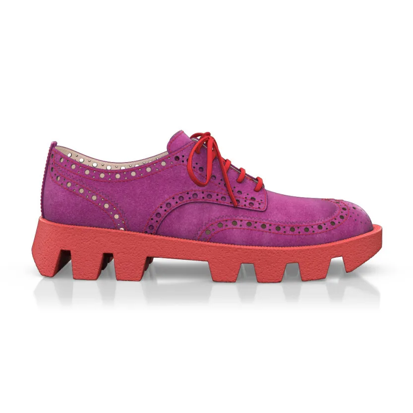 colorful sole platform shoes 32966