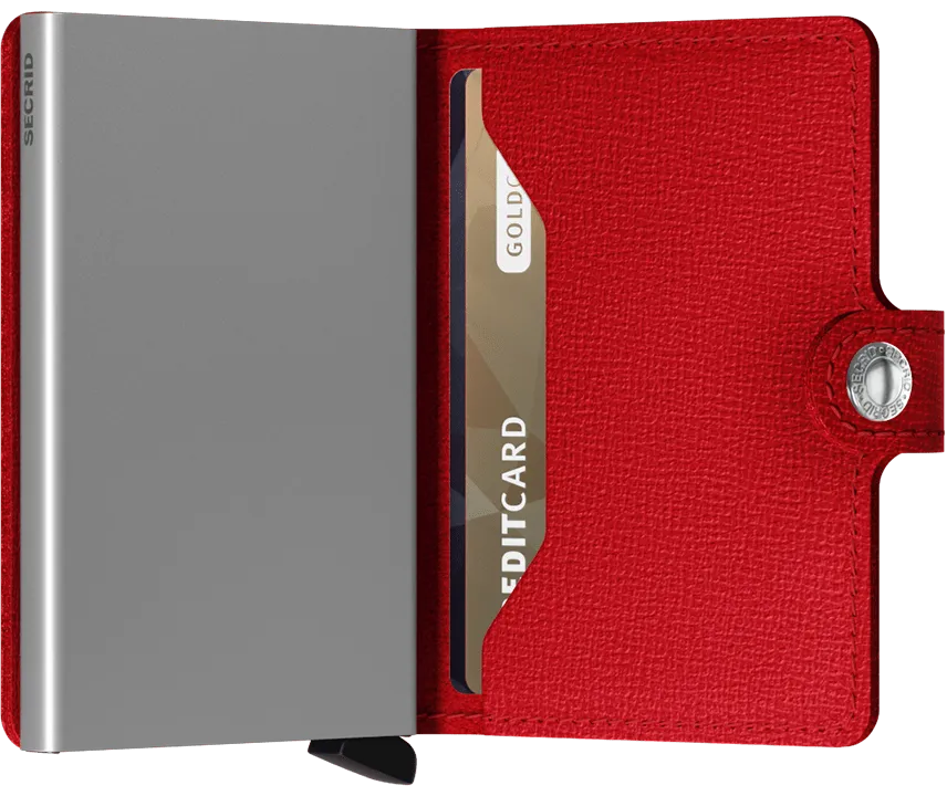 Secrid Leather Mini Wallet in Multiple Colors