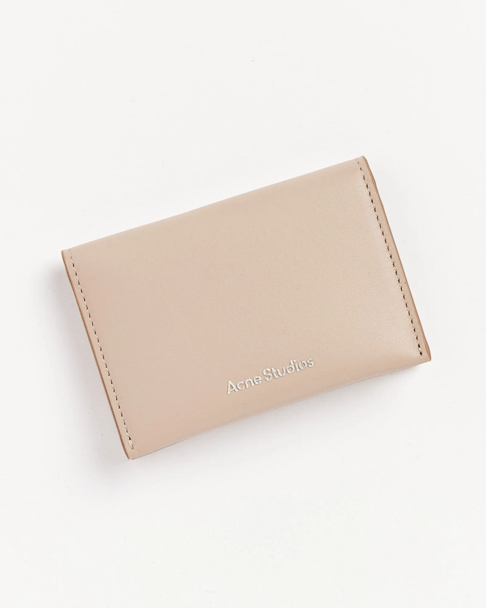 Tan Beige Fold Wallet