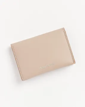 Tan Beige Fold Wallet