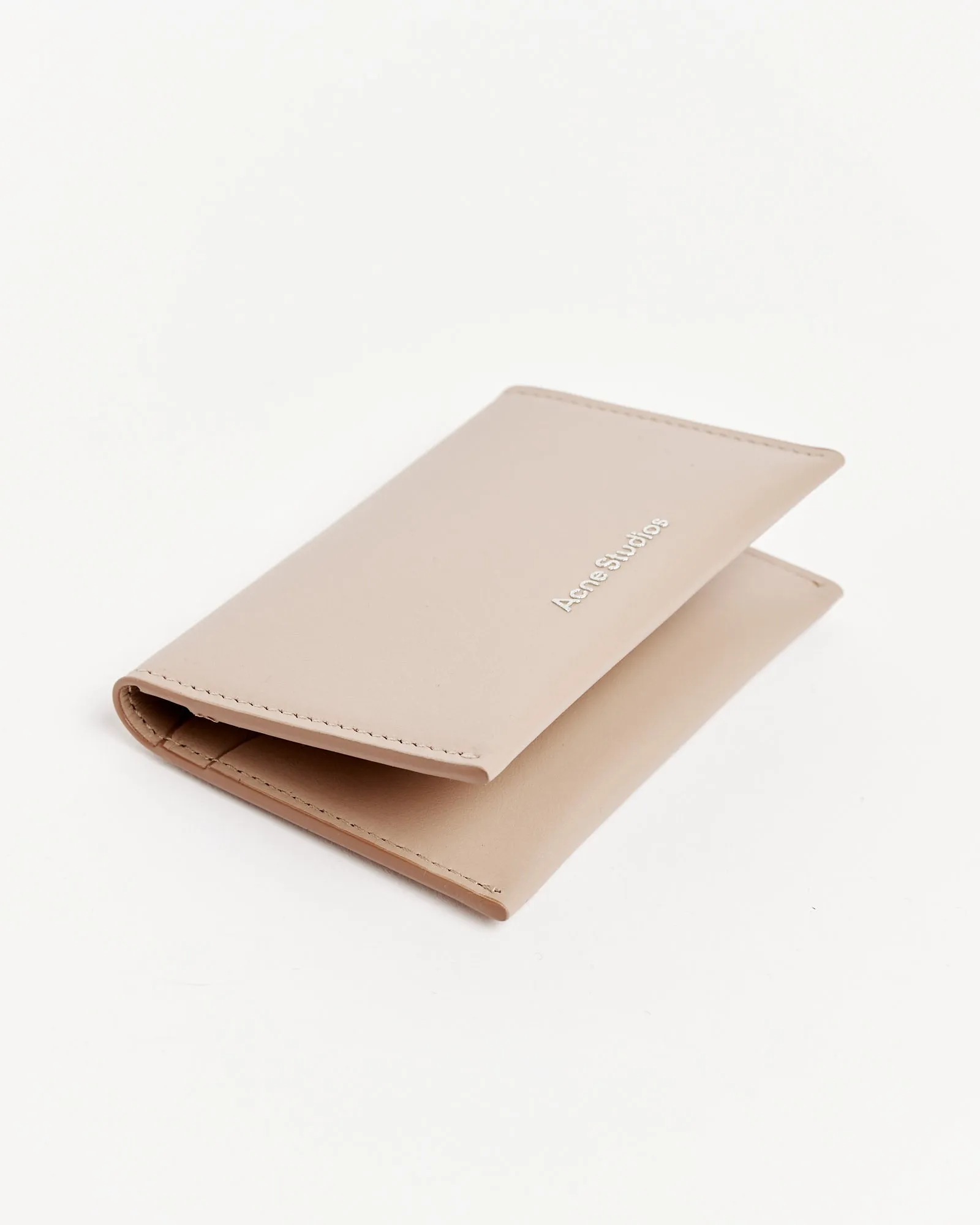 Tan Beige Fold Wallet