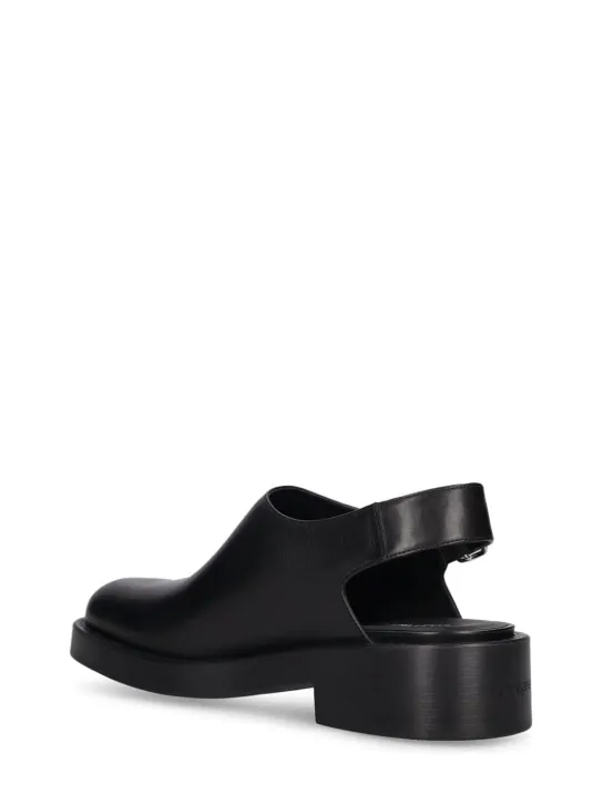 Courreges Leather Gogo Clogs