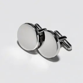 Polished Stainless Steel Custom Cufflinks